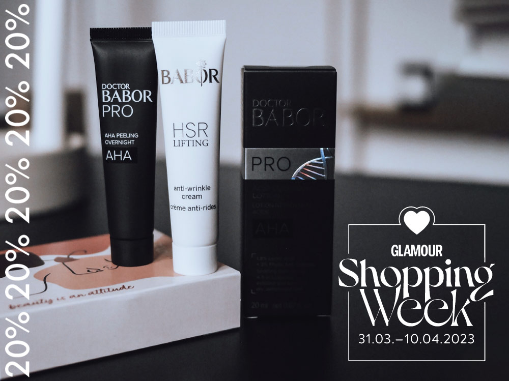 20 % auf Babor Produkte – Glamour Shopping Week 2023 20 % auf Babor Produkte – Glamour Shopping Week 2023