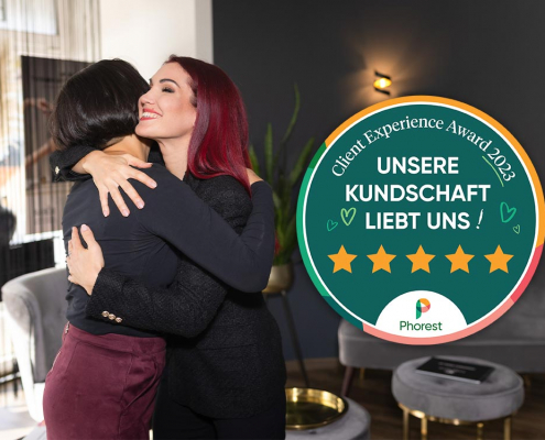 Client Experience Award Sara Pavo Cosmetics