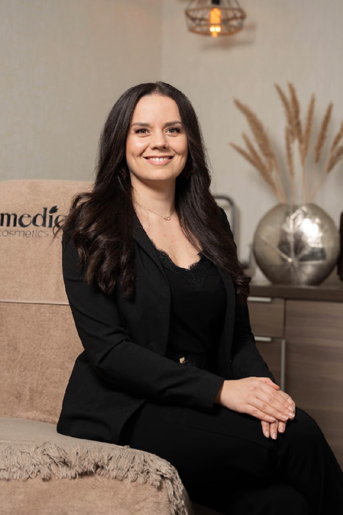 Michelle Geschäftsführerin von Medichelle Cosmetics